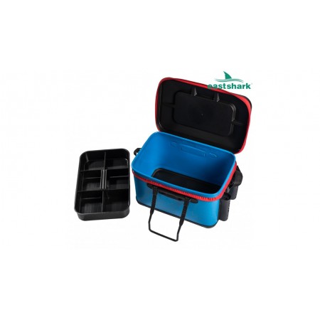 Ящик рыболовный EastShark с держателями удилищ РАЗМЕР М