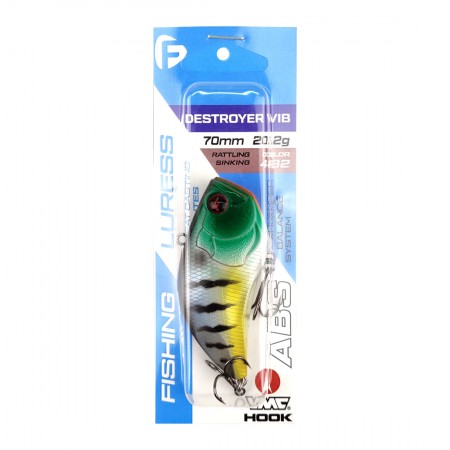 Воблер FLAGMAN Destroyer Vib 70S 70mm 20.2gr цвет 482