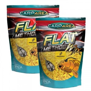 Прикормка рыболовная CarpArea "Flat Method" (ананас), ф.0,6 кг